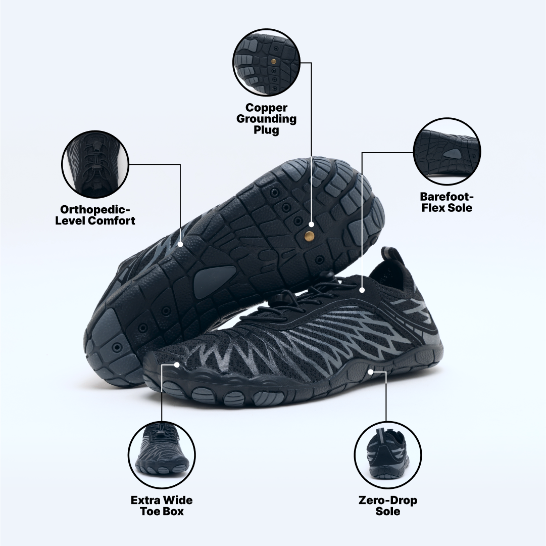 Solenoir™ Skin Pro with Copper Grounding Allround Barefoot Shoes