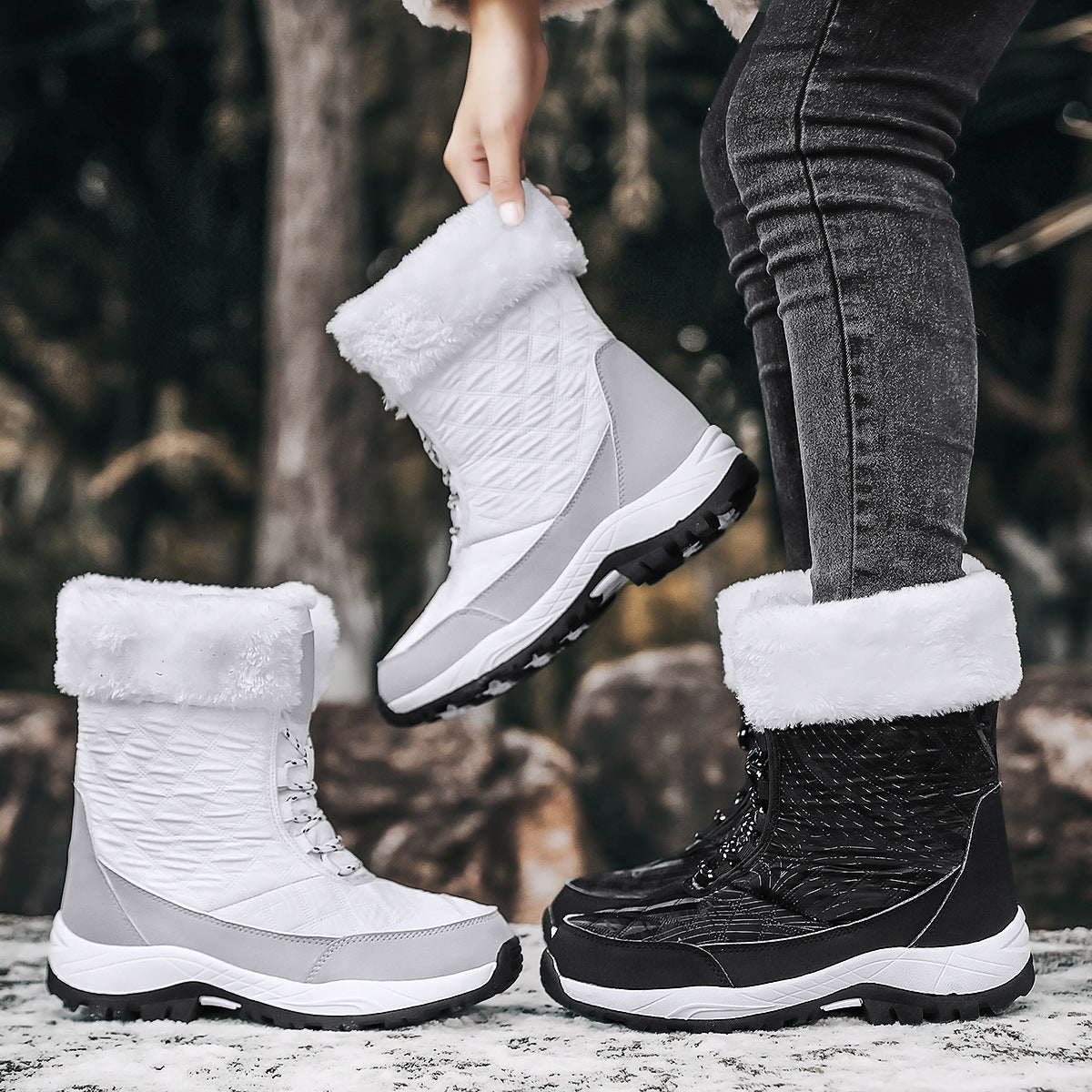 Solenoir™ Winterwalks - Winter Barefoot Boots With Warm Fleece