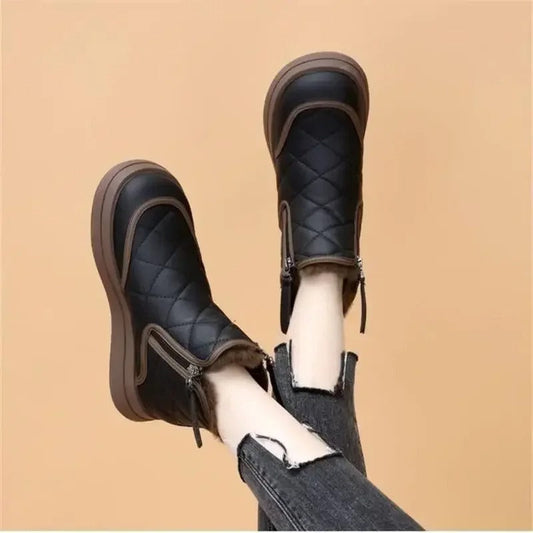 Solenoir™ Warm Lined - Winter Barefoot Shoes